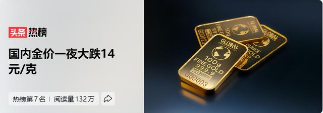 金价大幅下调，说明什么？（洋葱网络货币资讯）