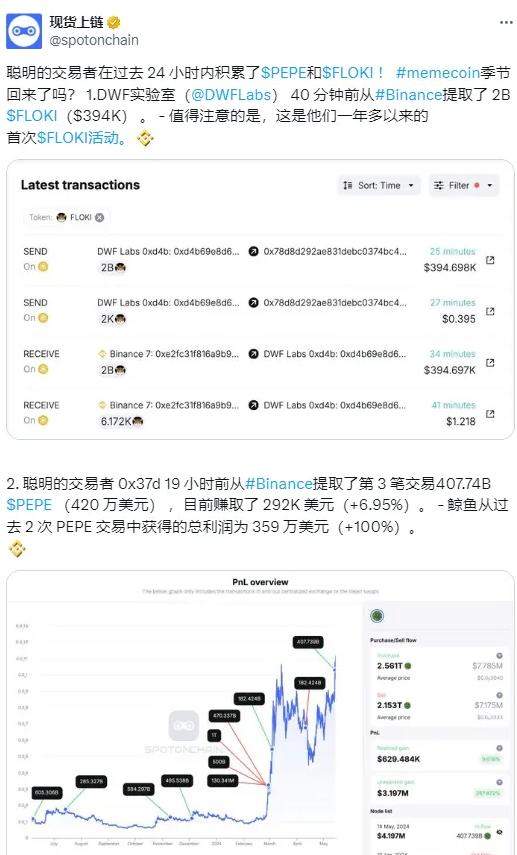Meme 币：这就是 DOGE、PEPE、FLOKI、BOME 价格上涨的原因（pepe币）